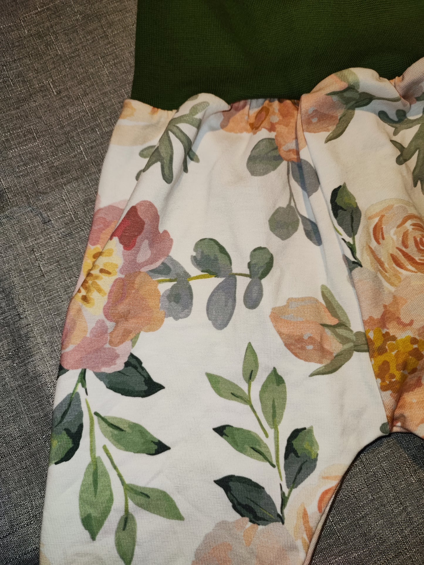 Pumphose Blumen Gr. 62/68