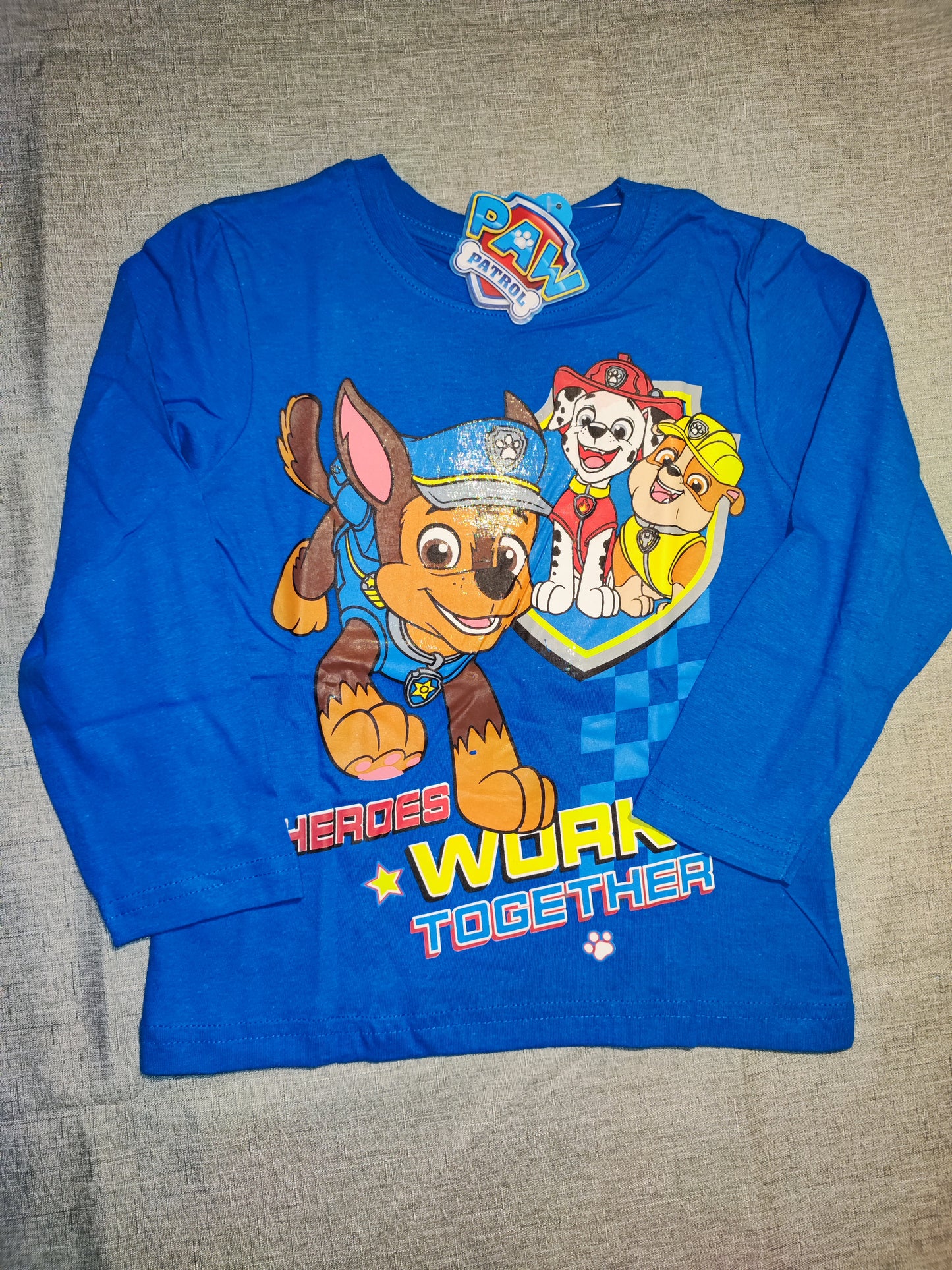 Langarmshirt Chase (blau/grau)