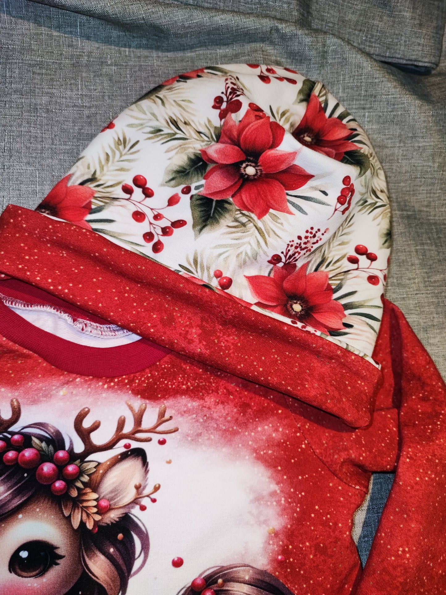 Kleid winterzauber gr. 104 mit Mütze