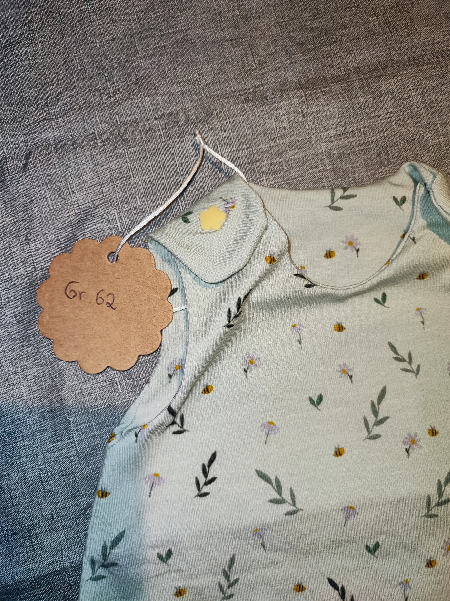 Strampler Bienen und Blumen gr. 62