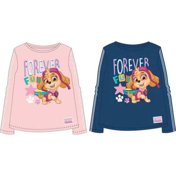 Langarmshirt Sky (blau/rosa)