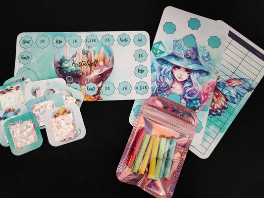 Sparspiel Kristalwelt/Lose/rubbel/Würfel / A6