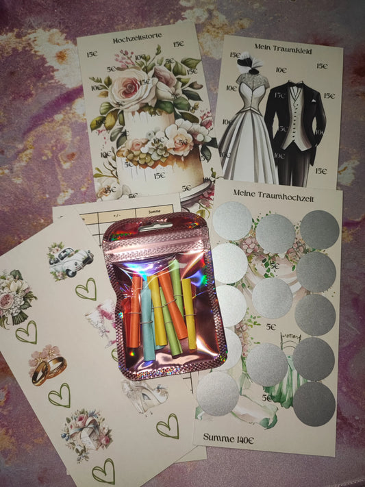 Sparchallenge A6 Hochzeit / Umschlagmethode