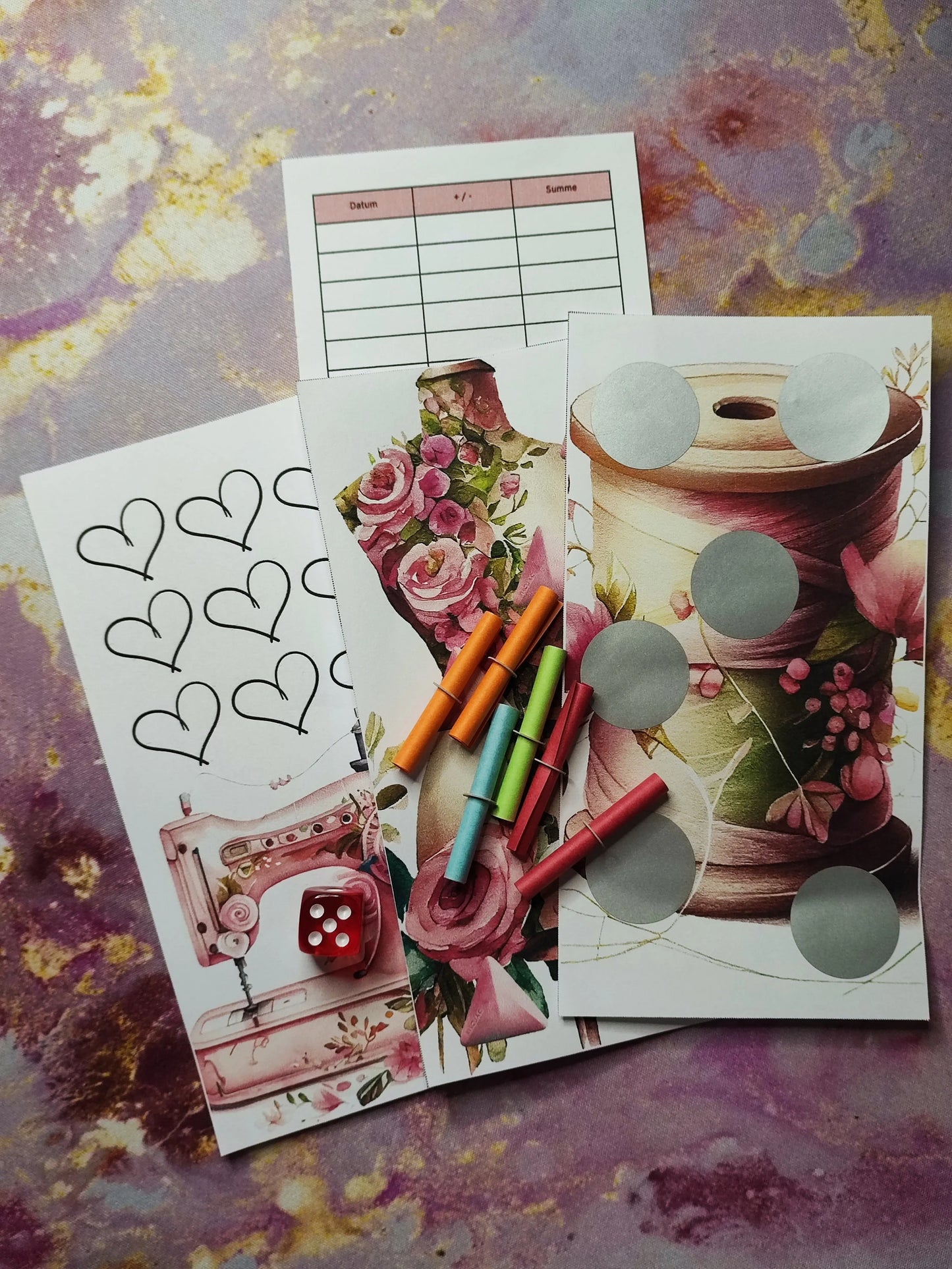 Challenge rund ums nähen - Spar Challenge für Stoffkäufe