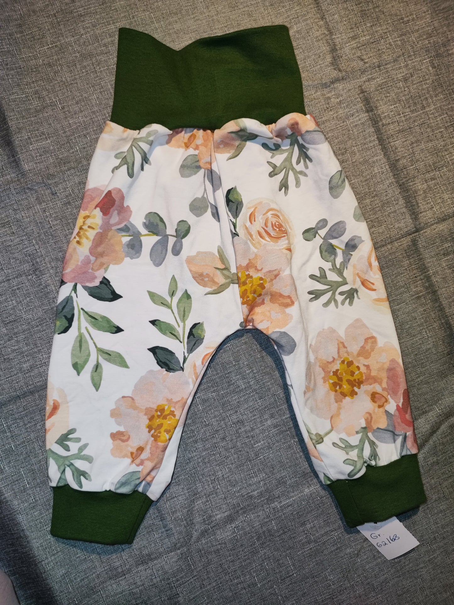Pumphose Blumen Gr. 62/68