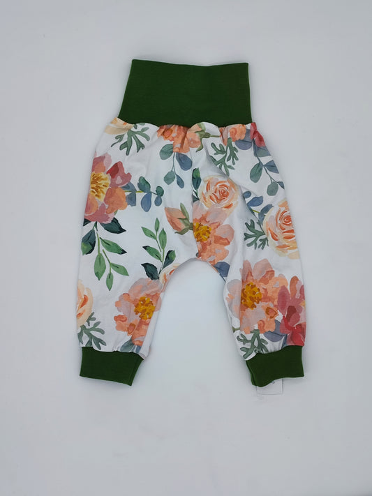 Pumphose Blumen Gr. 62/68
