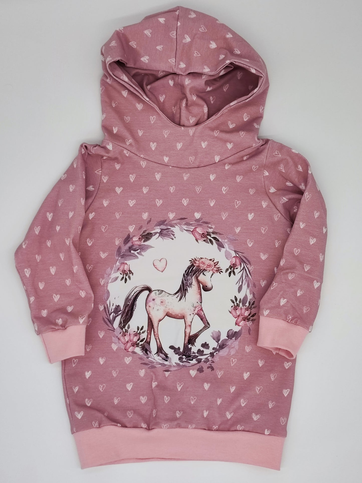 Kapuzenpullover Pferd gr. 92