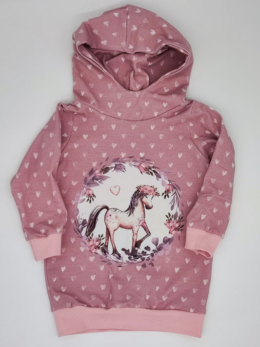 Kapuzenpullover Pferd gr. 92