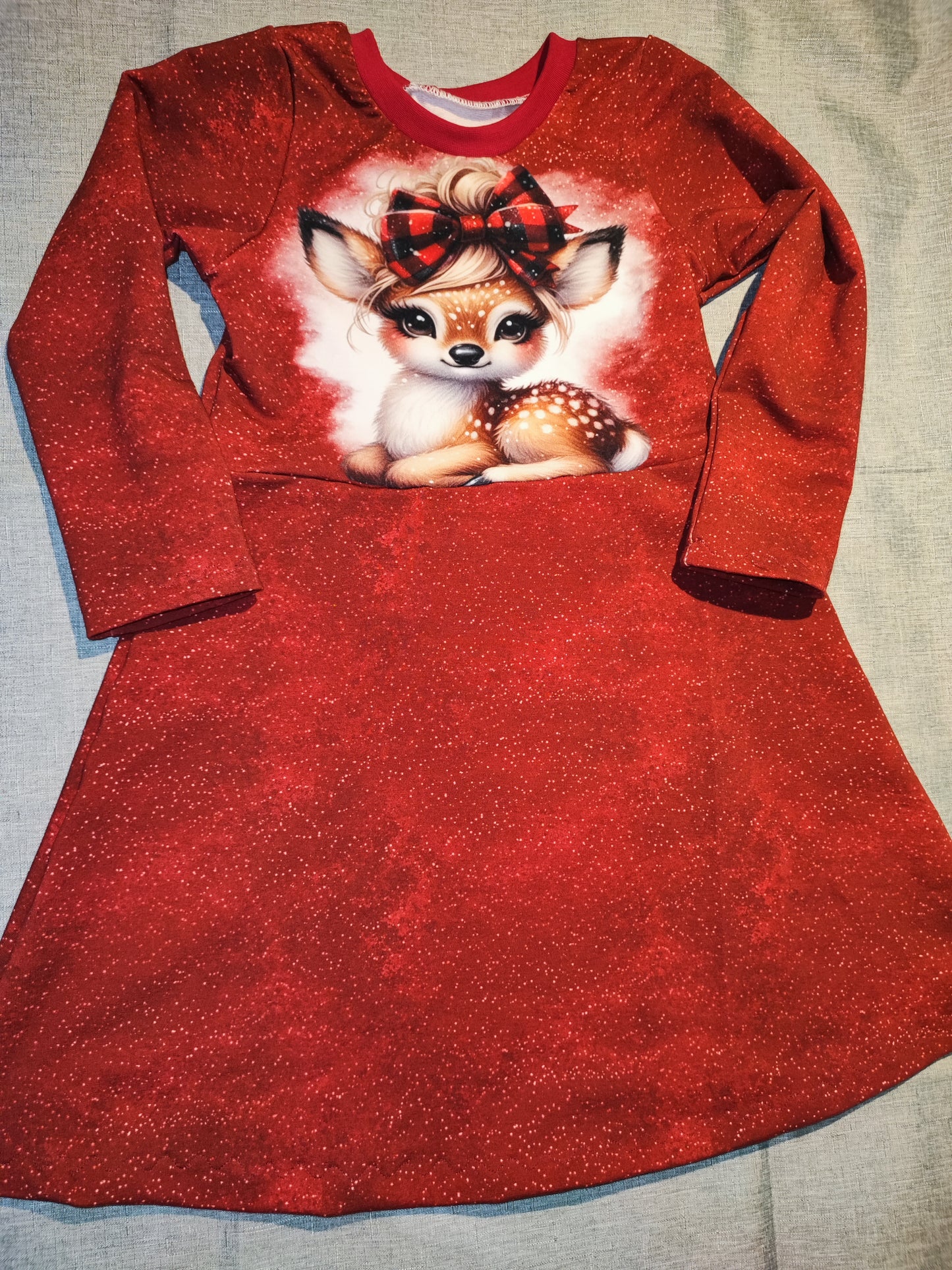 Weihnachtskleid gr. 104