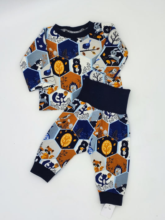 Baby Set Gr. 56 Waldtiere