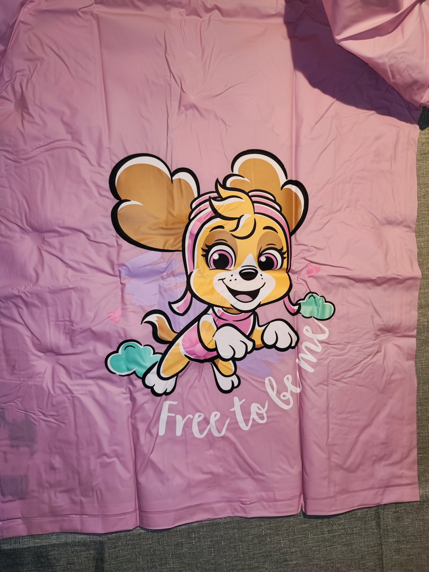 Regenmantel rosa Sky