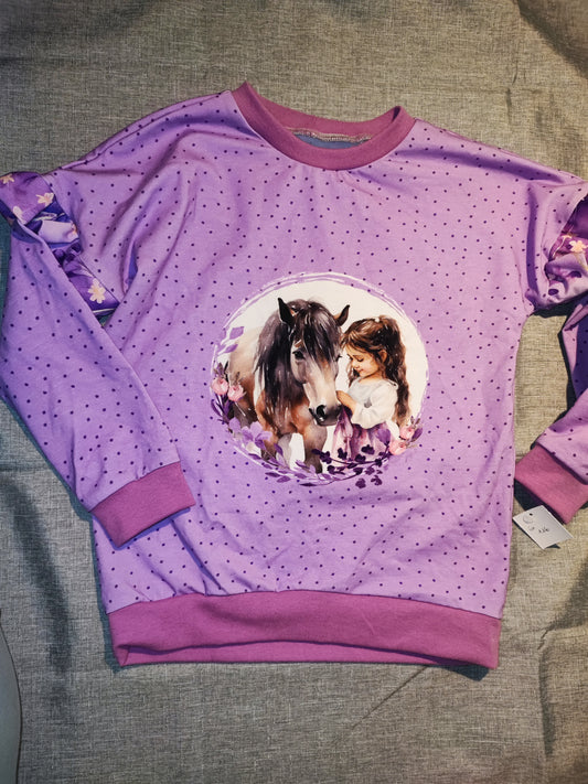 Pullover Pferdemädchen 116