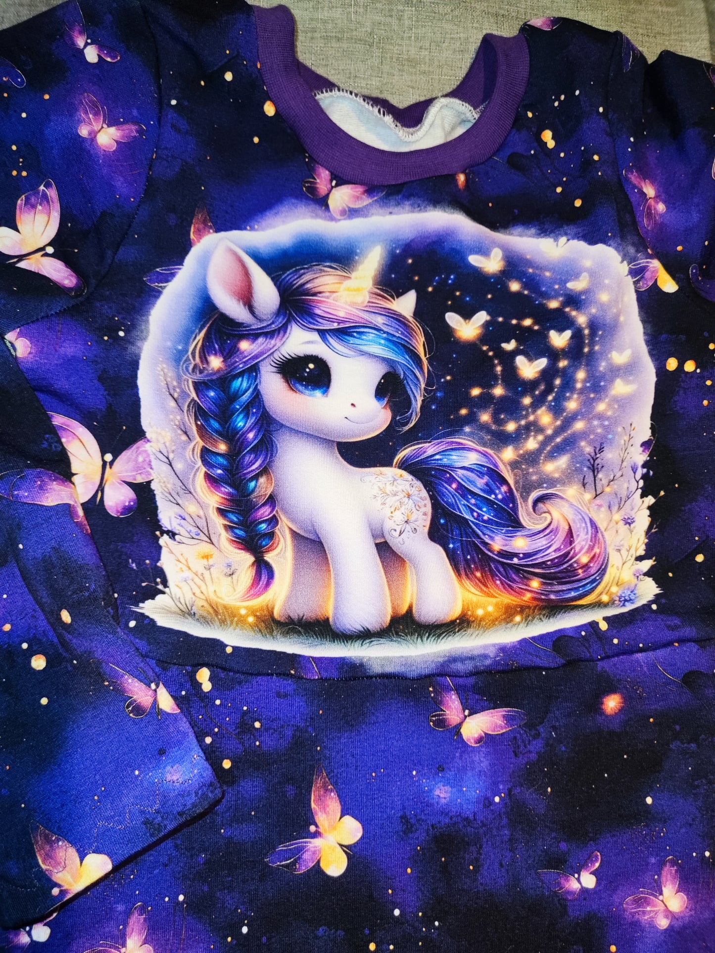 Einhorn Kleid Gr. 122