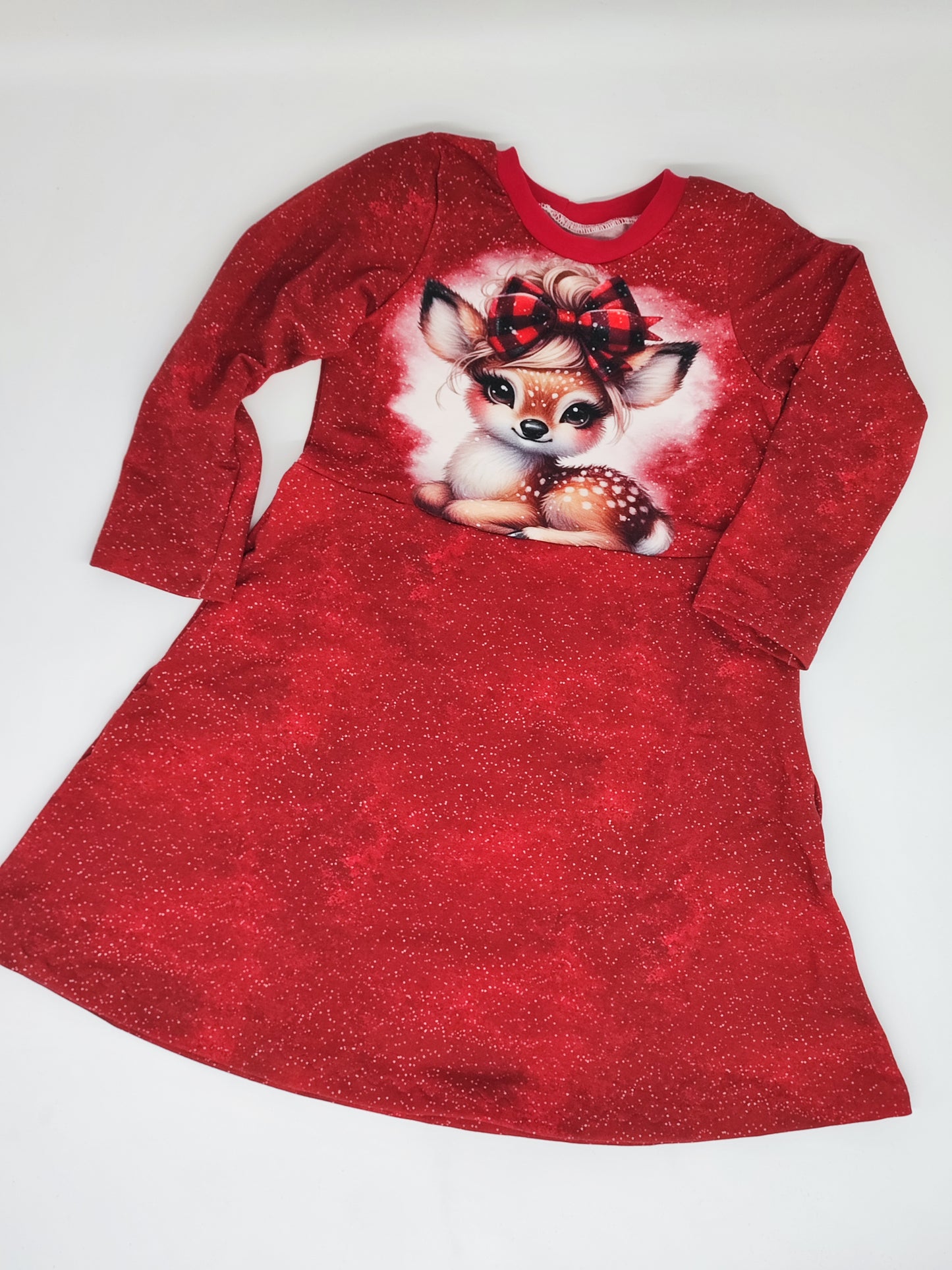 Weihnachtskleid gr. 104
