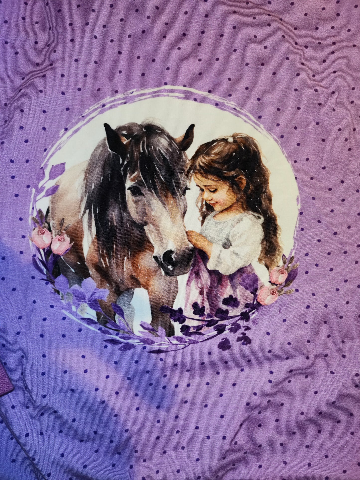 Pullover Pferdemädchen 116