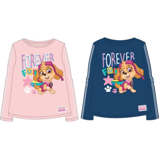 Langarmshirt Sky (blau/rosa)